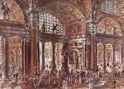 unknow artist Reconstruction of the Baths of Diocletian in Rome oil painting reproduction